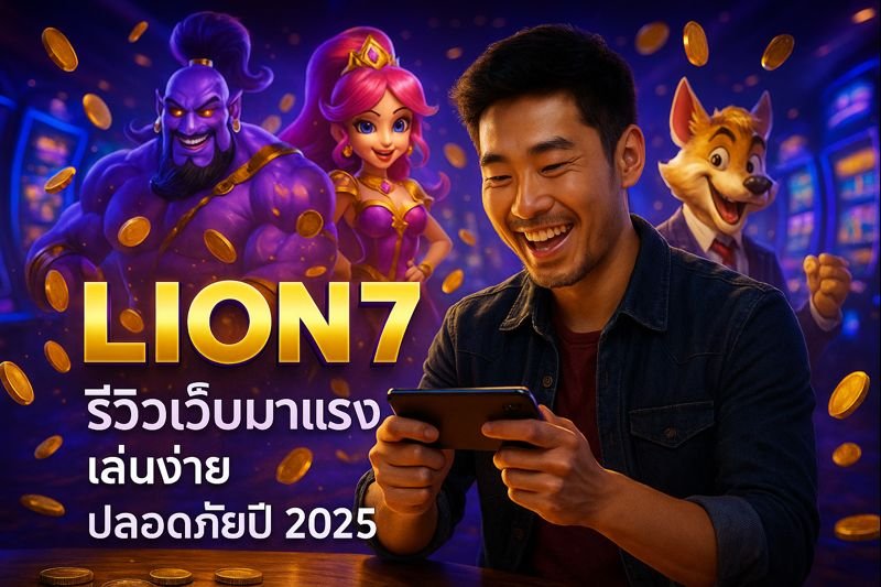 LION7 รีวิวเว็บมาแรง เล่นง่าย ปลอดภัยปี 2025
