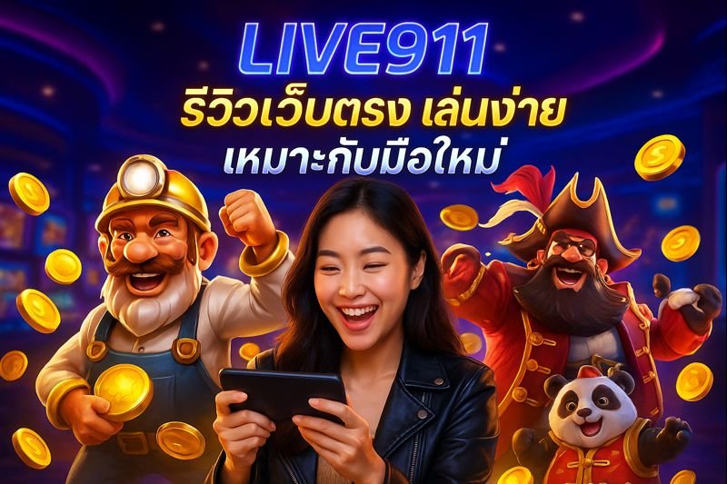 LIVE911 รีวิวเว็บตรง เล่นง่าย เหมาะกับมือใหม่